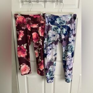 Set of 2 Old Navy Floral Leggings